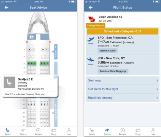 SeatGuru : تطبيق مجاني يساعدك على اختيار أفضل مقاعد الطائرة 1